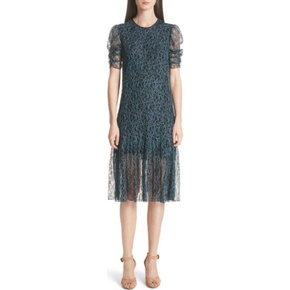 see by chloe floral mesh lace dress - Picture 3 of 12